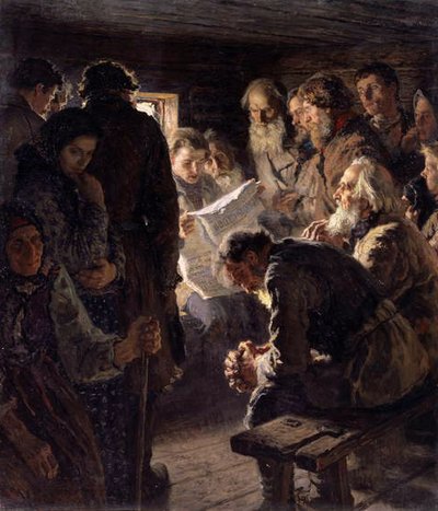 Notizie dalla guerra, 1905 da Nikolai Petrovich Bogdanov Belsky